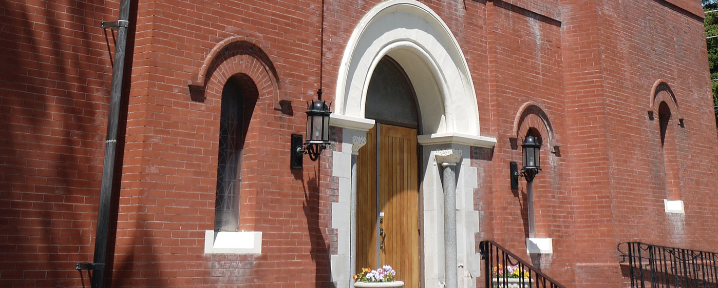 Image of Front Door of St. Gregory's Church